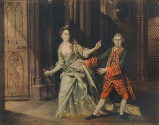 David Garrick and Mrs. Pritchard as Macbeth and Lady Macbeth