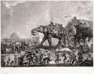 Embassy of Hyderbeck to Calcutta, from the Vizier of Oude, by Way of Patna, in the Year 1788, to Meet Lord Cornwallis, c. 1800