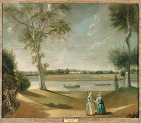 The Misses Garrick by the Thames at Hampton
