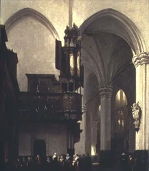 The New Church at Amsterdam, c.1847