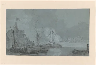 Last Shot from Dordrecht to the French in Papendrecht, 1813