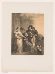 Company with Lute Player and Singer