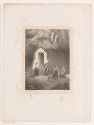 Four Girls by a Well