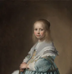 Portrait of a Girl Dressed in Blue