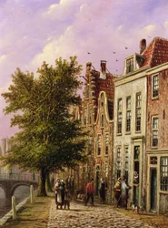 A Canal Scene in Germany