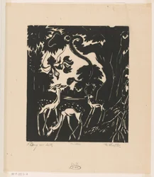 Snake with Deer