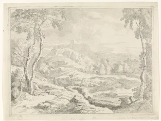 Landscape with Shepherds (Landscapes after Gaspar Poussin)