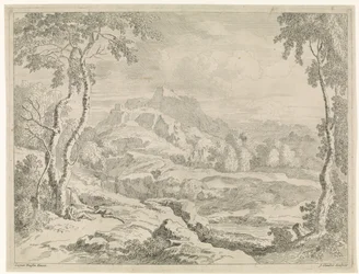 Landscape with Shepherds (Landscapes after Gaspar Poussin)