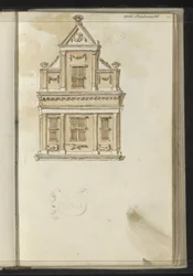 Facade on the Houtmarkt in Haarlem