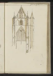 Facade of the Grote Kerk in Haarlem