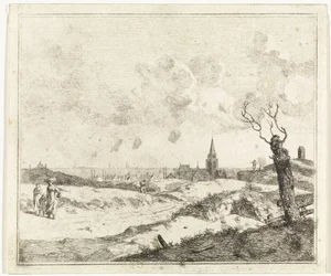 View of a Village by the Sea