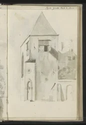 Cityscape near the Great Church in Hoorn