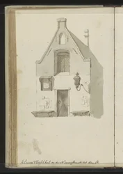 Facade of the Kleine Vleeshal on Lange Nieuwstraat in Utrecht