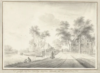 View of the Canal Between Utrecht and Vreeswijk