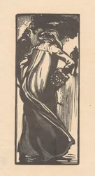 Walking Woman Seen from the Back