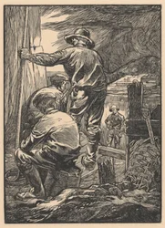 Four Workers by the Water