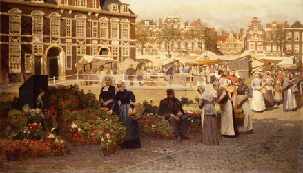 Flower Market in the Hague