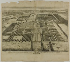 Acklam in Cleveland in the County of Yorke, plate 64 from Britannia Illustrata