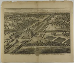Melton Constable in the County of Norfolk, Plate 51 from Britannia Illustrata