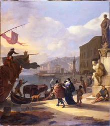 A Capriccio of a Mediterranean Port