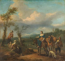 Italian Landscape with Figures