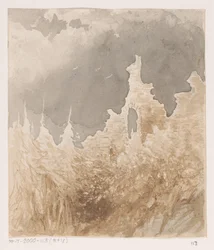 Ruins Among Trees