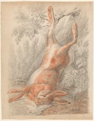 Dead Hare, Hanging by a Leg