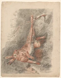 Dead Hare, Hanging by a Leg