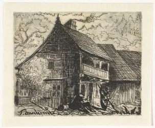 House in Auschwitz in Bohemia