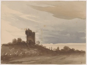 Landscape with Ruined Tower