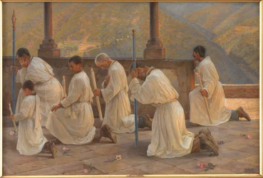 Prayer for Rain. Procession in the Apennines