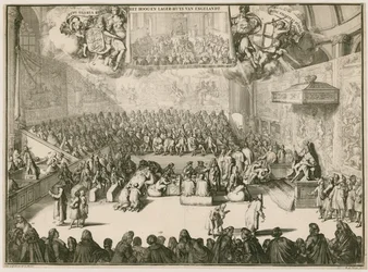 A Session in the House of Commons with George II on the Throne