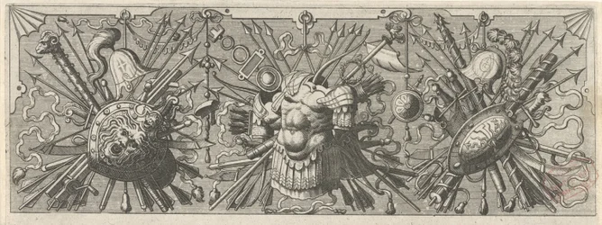 Panoplia. Frieze with Roman Weapons, Upper Part