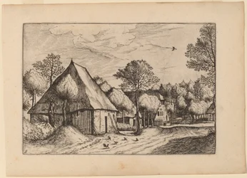 A Farmyard with a Draw Well