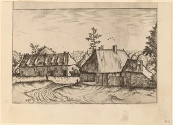 Farm and Row of Houses
