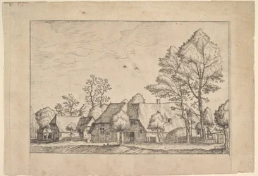 Large Farm with Draw Well, ca. 1559-61