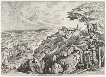 St. Jerome in the Wilderness from The Large Landscapes, ca. 1555-56