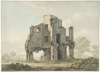 The Demolition of the Ruins of the Abbey of Rijnsburg