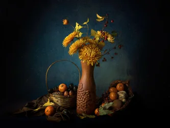 Golden Autumn Still Life