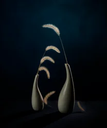 Moody Botanical Vases