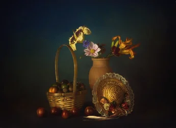 Rustic Autumn Still Life