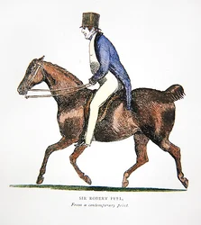 Sir Robert Peel, from a Contemporary Print