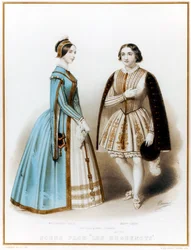 Pauline Viardot-Garcia and Marietta Alboni in Act I, Scene 9 of Meyerbeer