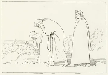 Dante Discoursing with his Preceptor, Inferno, Canto 15