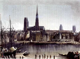 View of Rouen, from 
