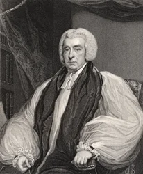 Reverend Beilby Porteus, Engraved by H. Meyer, from 