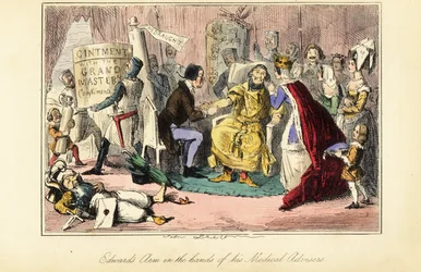 King Edward I treated after an assassination attempt in Acre in 1272