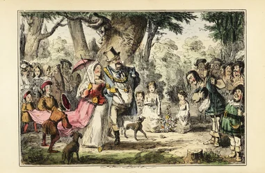 King Henry VIII of England Celebrating May Day with His First Queen Catherine of Aragon, Circa 1509