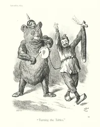 Sir John Tenniel Cartoon: "Turning the Tables"
