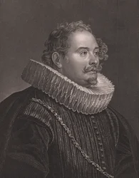 Portrait of Martin Engelbrecht, German engraver and publisher